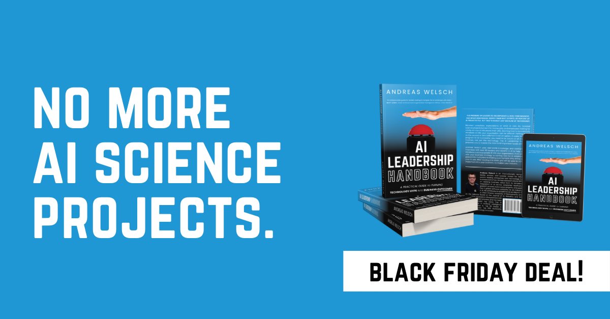 Black Friday Deal: Learn about the 9 aspects of AI leadership and your copy of the AI Leadership Handbook: aileadershipbook.com/order #ArtificialIntelligence #LeadershipDevelopment