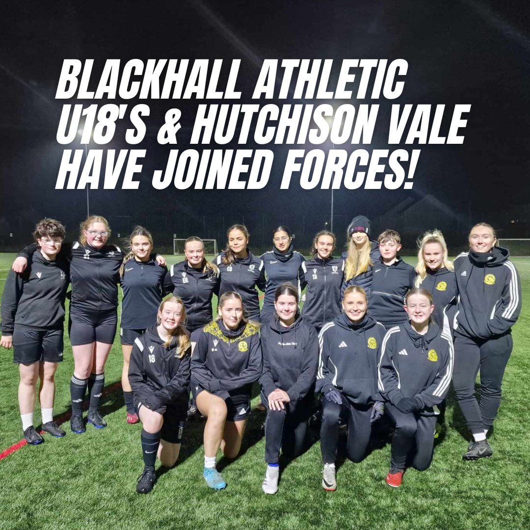 Hutchison Vale Under 18's are here!

We are excited to announce our partnership with Blackhall Athletic that sees their Under 18's team join us to become Hutchison Vale Under 18's.

A huge thank you goes to Ash, Mick, and Iain of Blackhall Athletic for making this possible, 🟡⚫