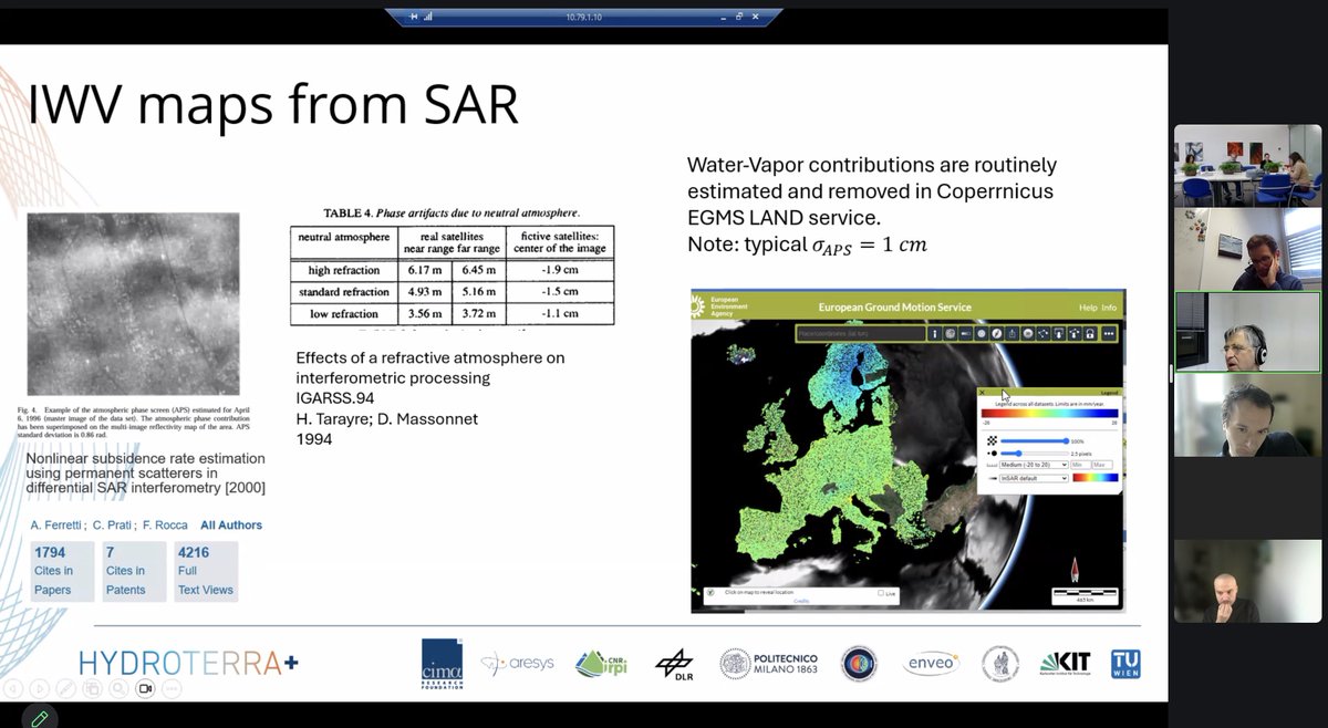 CIMA Research Foundation (@cimafoundation) on Twitter photo Hydroterra+ project kicks-off! Funded by <a href="/esa/">European Space Agency</a> , it's dedicated to observation of rapid processes in #watercycle and represents, more precisely, the scientific study of feasibility of eponymous mission, based on use of a synthetic aperture #radar SAR in quasi-geostationary orbit. Hydroterra+ project kicks-off! Funded by <a href="/esa/">European Space Agency</a> , it's dedicated to observation of rapid processes in #watercycle and represents, more precisely, the scientific study of feasibility of eponymous mission, based on use of a synthetic aperture #radar SAR in quasi-geostationary orbit.