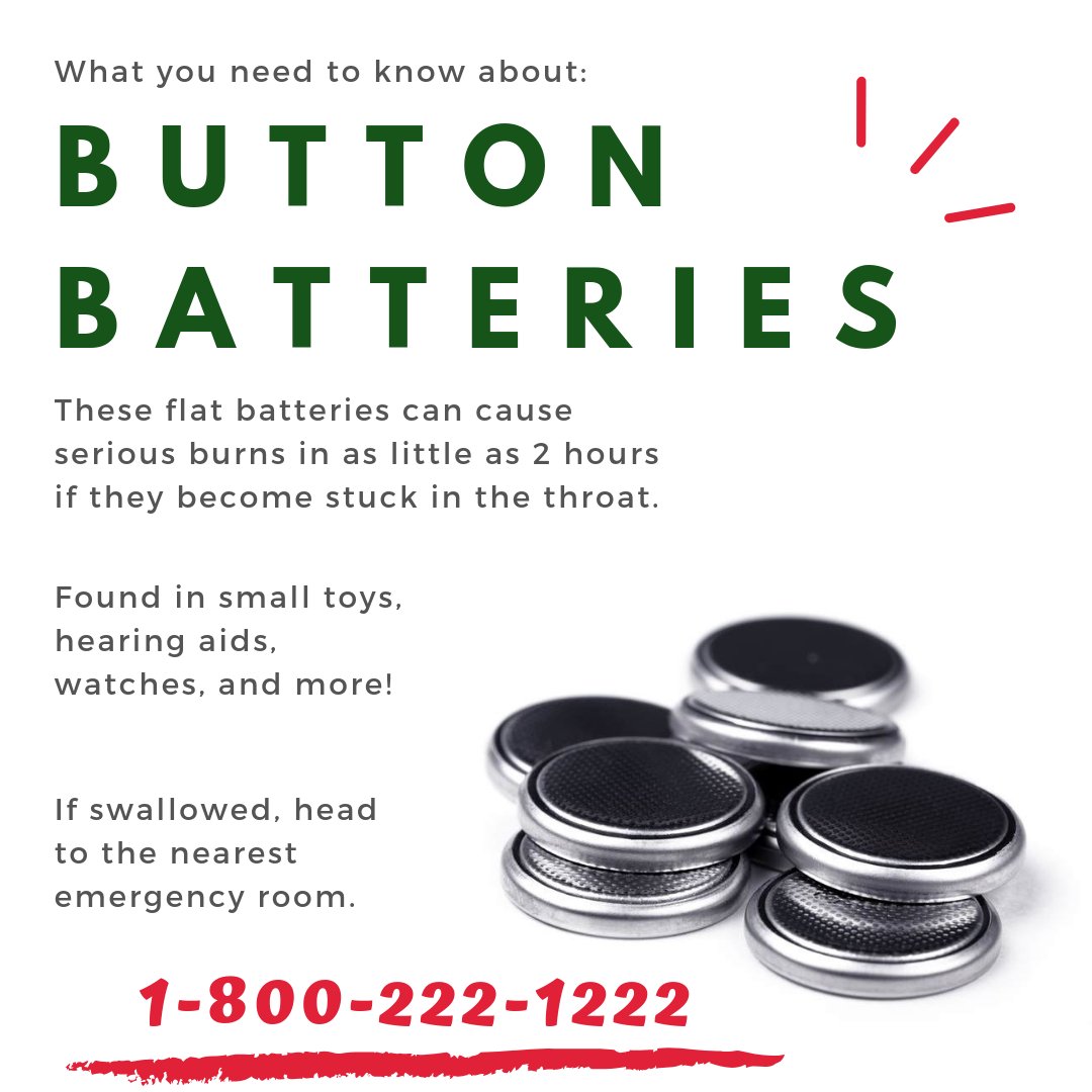 MNpoisoncenter's tweet image. Do you have items with button batteries? Learn tips to help keep your young #children #safe in this edition of The Poison Prevention Antidote at mnpoison.org/wp-content/upl…
#buttonbatterysafety
