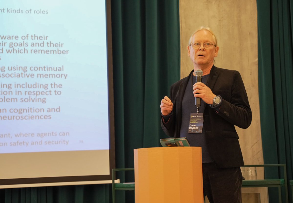 After the afternoon coffee ☕️  break , we have the honour and pleasure to have with us David Raggett, computer scientist and W3C Fellow at the World Wide Web Consortium.

He is giving a presentation on the challenges to overcome for IoT applications and standards, introducing the