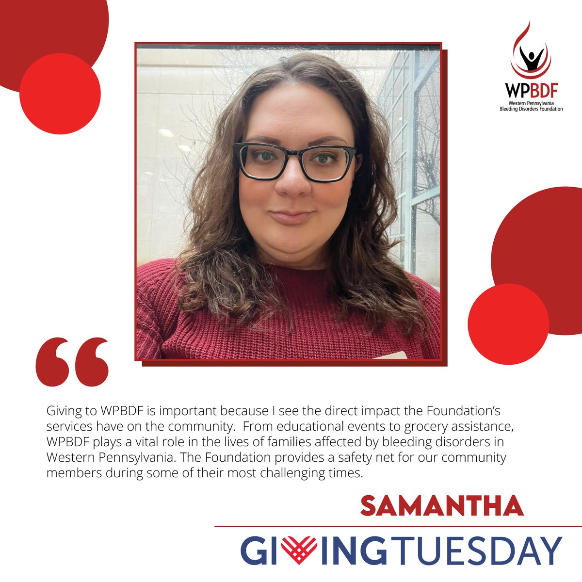 WPABDF's tweet image. Join us in reaching 100 donations on #GivingTuesday! Donate online at: bit.ly/wpbdfgivingtue…