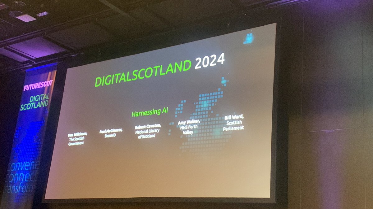 wendynimmo72's tweet photo. Here we go . Good luck to our own Amy Walker , presenting at #ds24 on harnessing AI @NHSForthValley https://t.co/O7f9XCU2UV