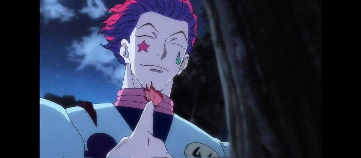 TomasAB7's tweet photo. En el capítulo dieciséis de HxH, Hisoka revela subtextualmente su móvil al atrapar a una mariposa soporífera, símbolo de presas que aspiran a ser depredadores. Él selecciona trofeos que, en un futuro, serán dignos de ser cazados y les permite madurar hasta que ese momento llegue. https://t.co/4jzSNMJ83q