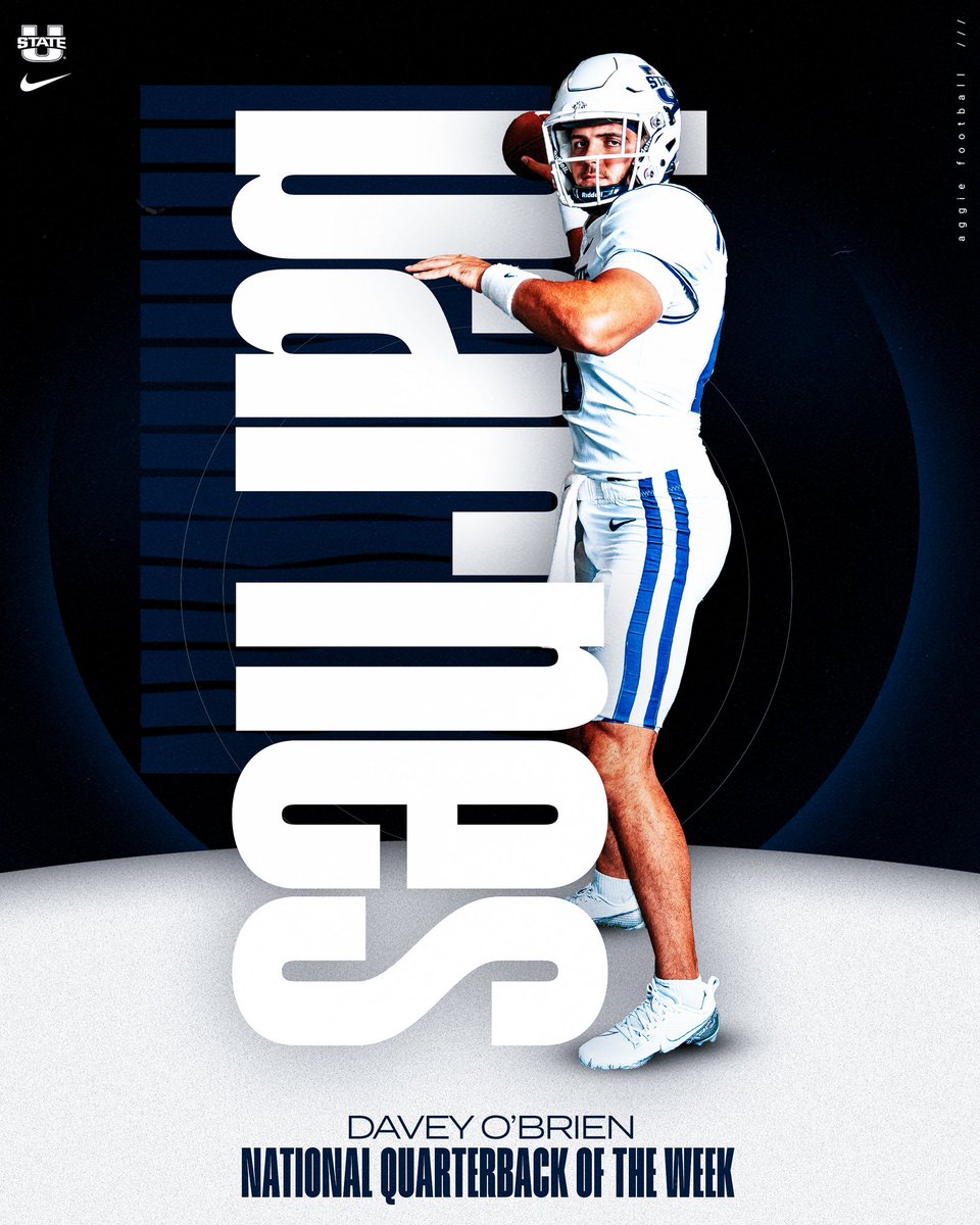 USU Football (@usufootball) on Twitter photo Thatโs ๐๐๐ญ๐ข๐จ๐ง๐๐ฅ ๐๐ฎ๐๐ซ๐ญ๐๐ซ๐๐๐๐ค ๐จ๐ ๐ญ๐ก๐ ๐๐๐๐ค!
<a href="/bryson_barnes10/">Bryson Barnes</a> ๐ค <a href="/daveyobrien/">Davey O'Brien National Quarterback Award</a>
#AggiesAllTheWay Thatโs ๐๐๐ญ๐ข๐จ๐ง๐๐ฅ ๐๐ฎ๐๐ซ๐ญ๐๐ซ๐๐๐๐ค ๐จ๐ ๐ญ๐ก๐ ๐๐๐๐ค!
<a href="/bryson_barnes10/">Bryson Barnes</a> ๐ค <a href="/daveyobrien/">Davey O'Brien National Quarterback Award</a>
#AggiesAllTheWay