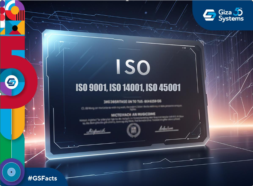 Twenty years ago, Giza Systems obtained its first ISO certificate!

Our dedication to excellence has continued over the years, leading to frequent quality achievements.
As of today, Giza Systems proudly maintains ISO 9001, ISO 14001, and ISO 45001 accreditations.
#GizaSystems50th