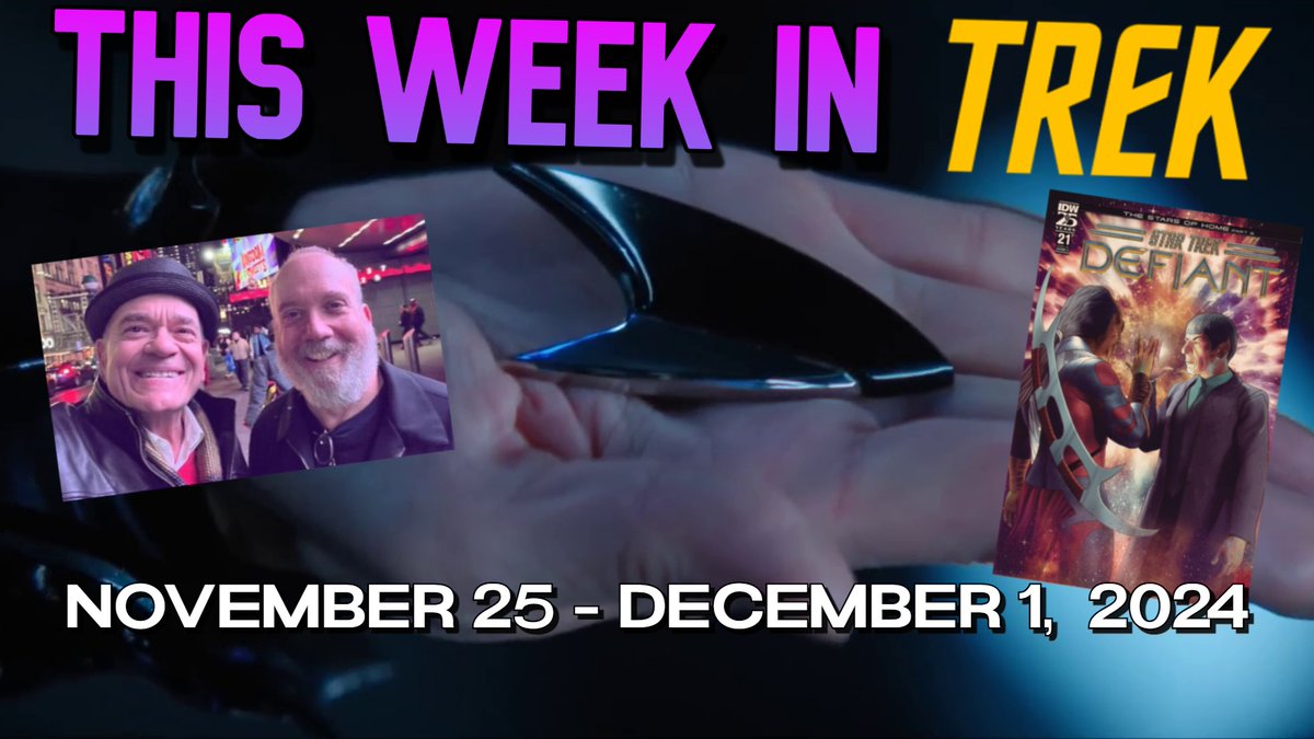 #ThisWeekinTrek: <a href="/RobertPicardo/">Robert Picardo</a> talks up Paul Giamatti as Trek’s next big bad, <a href="/TrondyNewman/">Tawny “My Name is Tawny” Newsome</a>  gives an update on the #StarTrek comedy series she’s writing w/ Justin Simien, &amp; Paramount releases a primer on #Section31! #StarfleetAcademy #StarTrekSection31
youtu.be/rmvpzk_850g