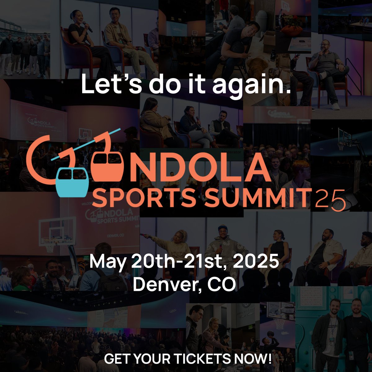 🔥 The wait is over! #SportsSummit25 tickets are LIVE.  

Your creative/social/content team won't want to miss this. 

(peep the agenda for a special surprise, more info coming soon...)

gondola.cc/sportssummit25