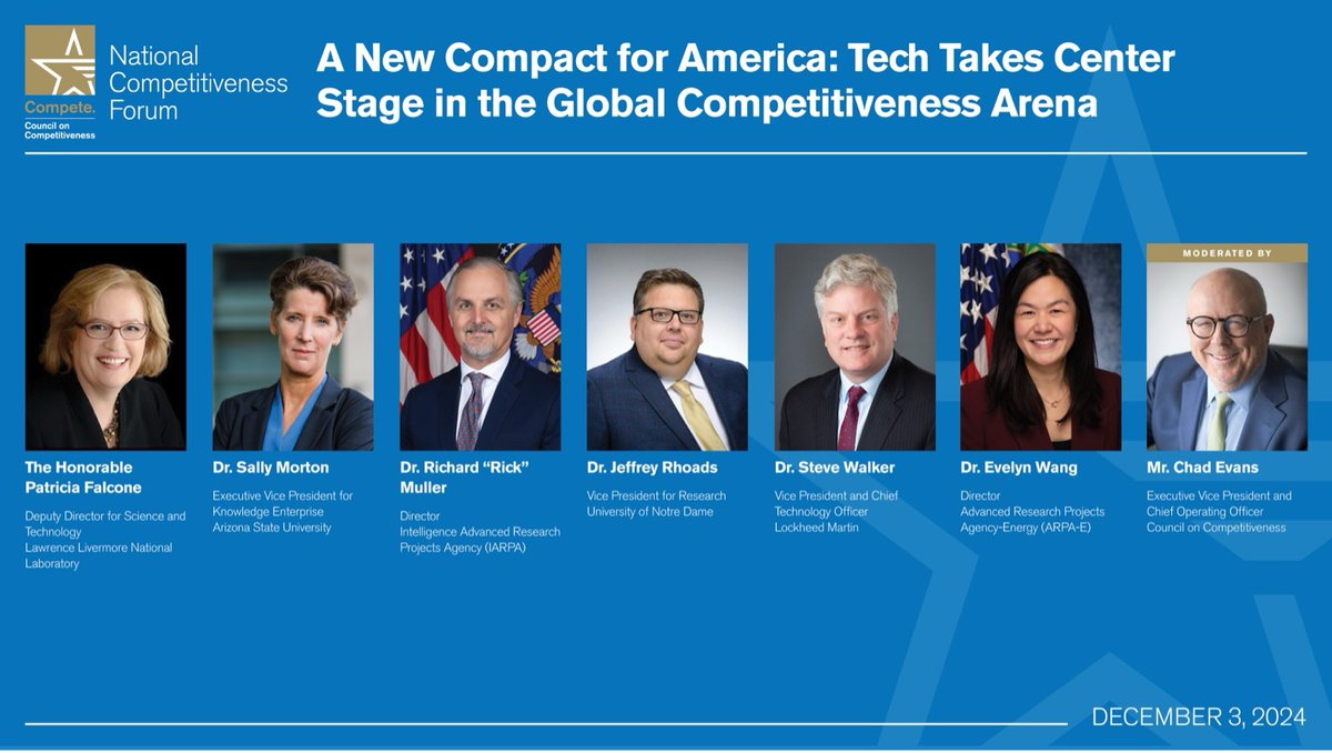 A radically changing world needs radical new priorities. How can defense industrial policy &amp; an amplified innovation ecosystem support U.S. competitiveness in the coming decades?
