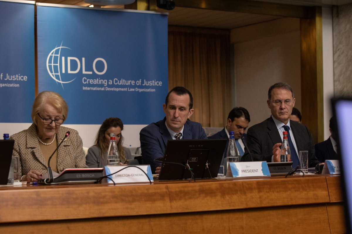 Grateful to <a href="/ItalyMFA/">Farnesina 🇮🇹</a> and all our Member Parties for today's meeting of the <a href="/IDLO/">International Development Law Organization</a> Assembly of Parties. Congratulations to Egypt and Honduras for their election to the Standing Committee and the US, China and Kenya for their election to the Audit and Finance Committee. <a href="/USUNRome/">USUNRome</a>