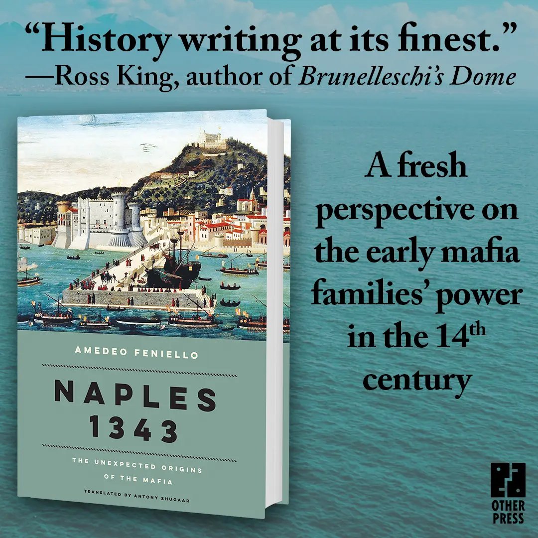 🚨 NEW RELEASE 🚨
A fresh perspective on the early mafia as a means of resistance against invasion, this gripping history illustrates the previously unknown extent of these families’ power in the 14th century. Order NAPLES 1343: bit.ly/3V10sAi