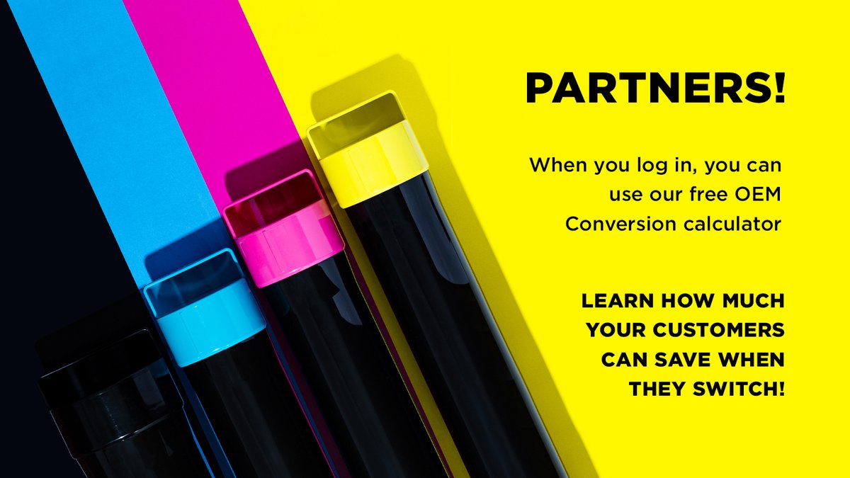 Clover partners! Did you know that when you log in, you can use our free OEM Conversion calculator? This tool can help you show your customers learn how much they can save when they switch to Clover Imaging remanufactured cartridges!
bit.ly/4g1ac5I