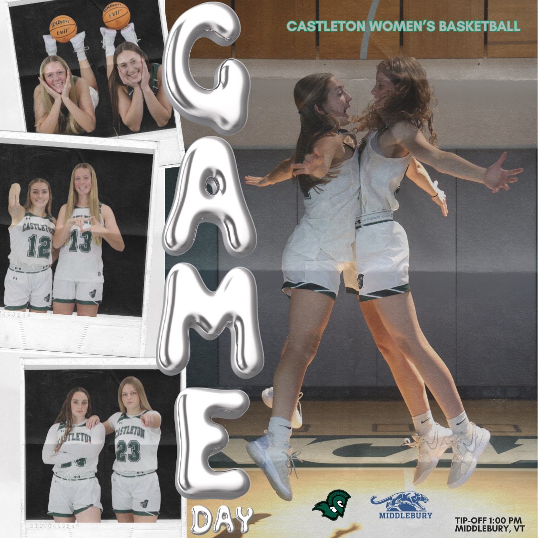 𝙂𝘼𝙈𝙀 𝘿𝘼𝙔 ⚔️💚

🆚 Middlebury 
⏰ 1:00 PM 
📍 Middlebury, VT