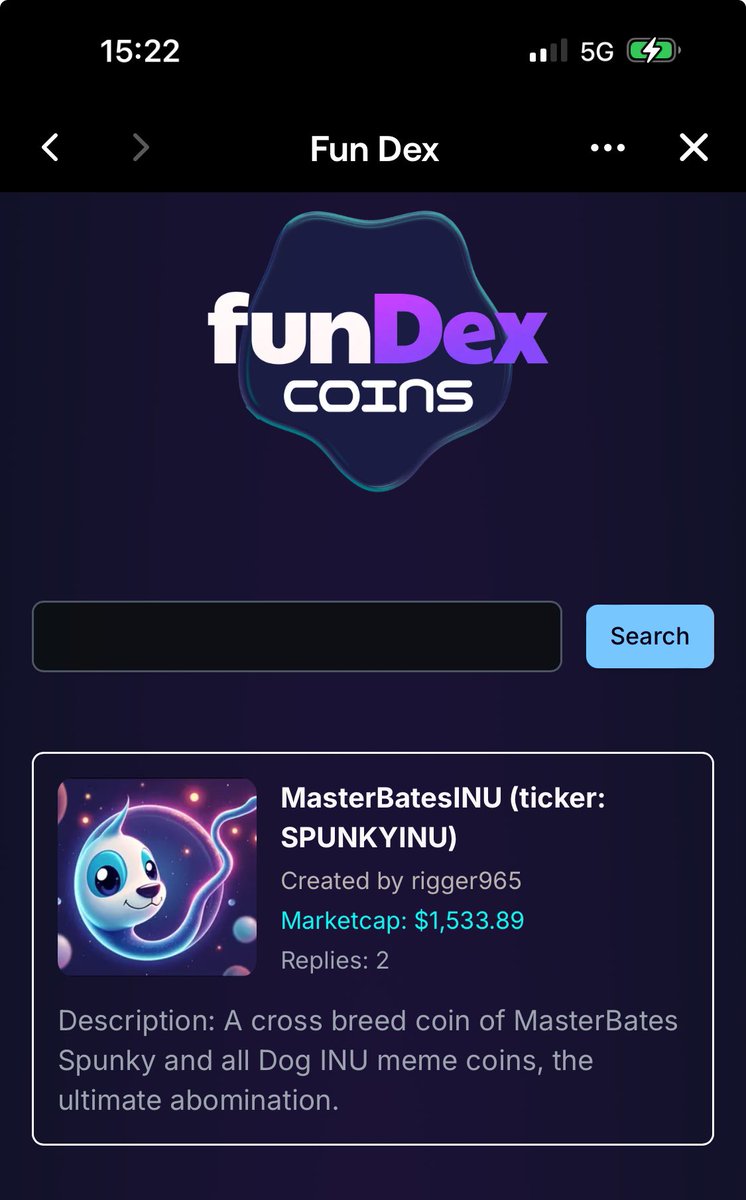 Rigger965's tweet photo. @dex_funx $SpunkyINU @MultiversX @OneDex_X #memecoins 🐶💦😎👌 https://t.co/bXJJwMMOtO
