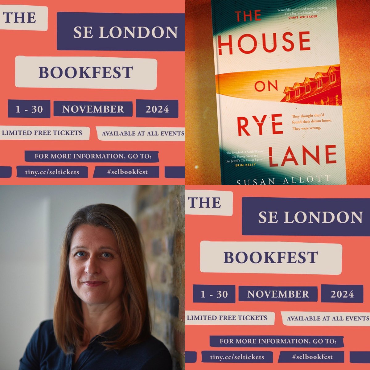 THE PECKHAM PECULIAR (@peckhampeculiar) on Twitter photo There are a couple of FREE tickets available for the @selbookfest event with <a href="/SusanAllott/">Susan Allott</a>, author of HOUSE ON RYE LANE! This take place TOMORROW evening <a href="/reviewbookshop/">reviewbookshop</a>. Grab them here: tiny.cc/seltickets There are a couple of FREE tickets available for the @selbookfest event with <a href="/SusanAllott/">Susan Allott</a>, author of HOUSE ON RYE LANE! This take place TOMORROW evening <a href="/reviewbookshop/">reviewbookshop</a>. Grab them here: tiny.cc/seltickets