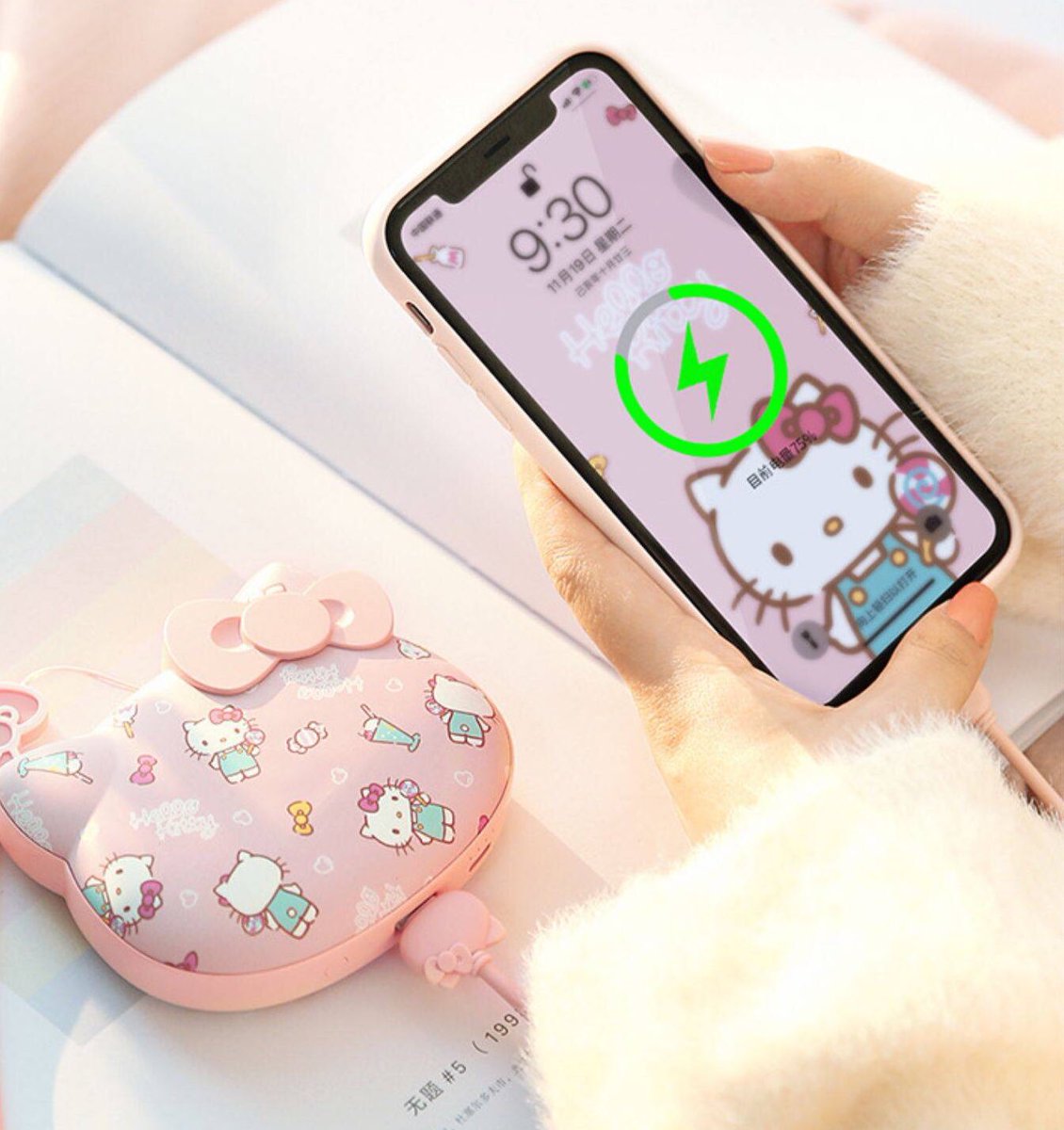 Powerbank แบบน้องหนาว ❄️🐶🐱🎀🩷