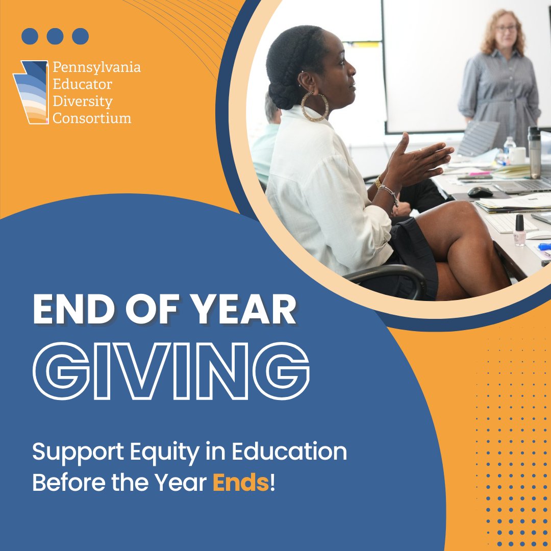 With 2024 coming to a close, now is the perfect time to give! Your support ensures PEDC can continue to create a racially diverse and inclusive education system where every learner can succeed. 🏫💡 Make your tax-deductible donation today!

🔗 givebutter.com/PEDC