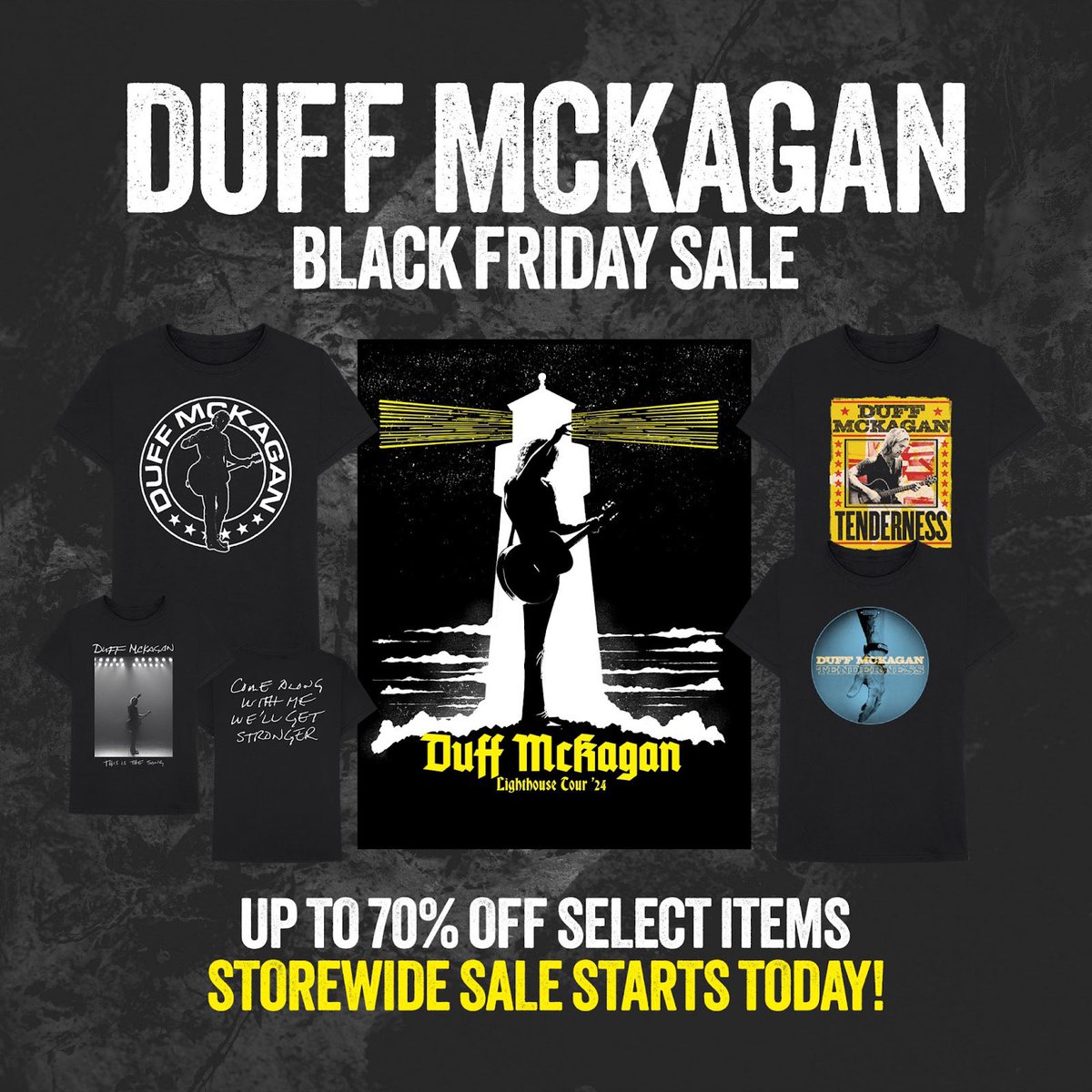 Black Friday Merch Sale STARTS NOW! Find up to 70% off select items in the official Duff McKagan Merch store. 
duffmckagan.ffm.to/store

#duffmckagan #gunsnroses