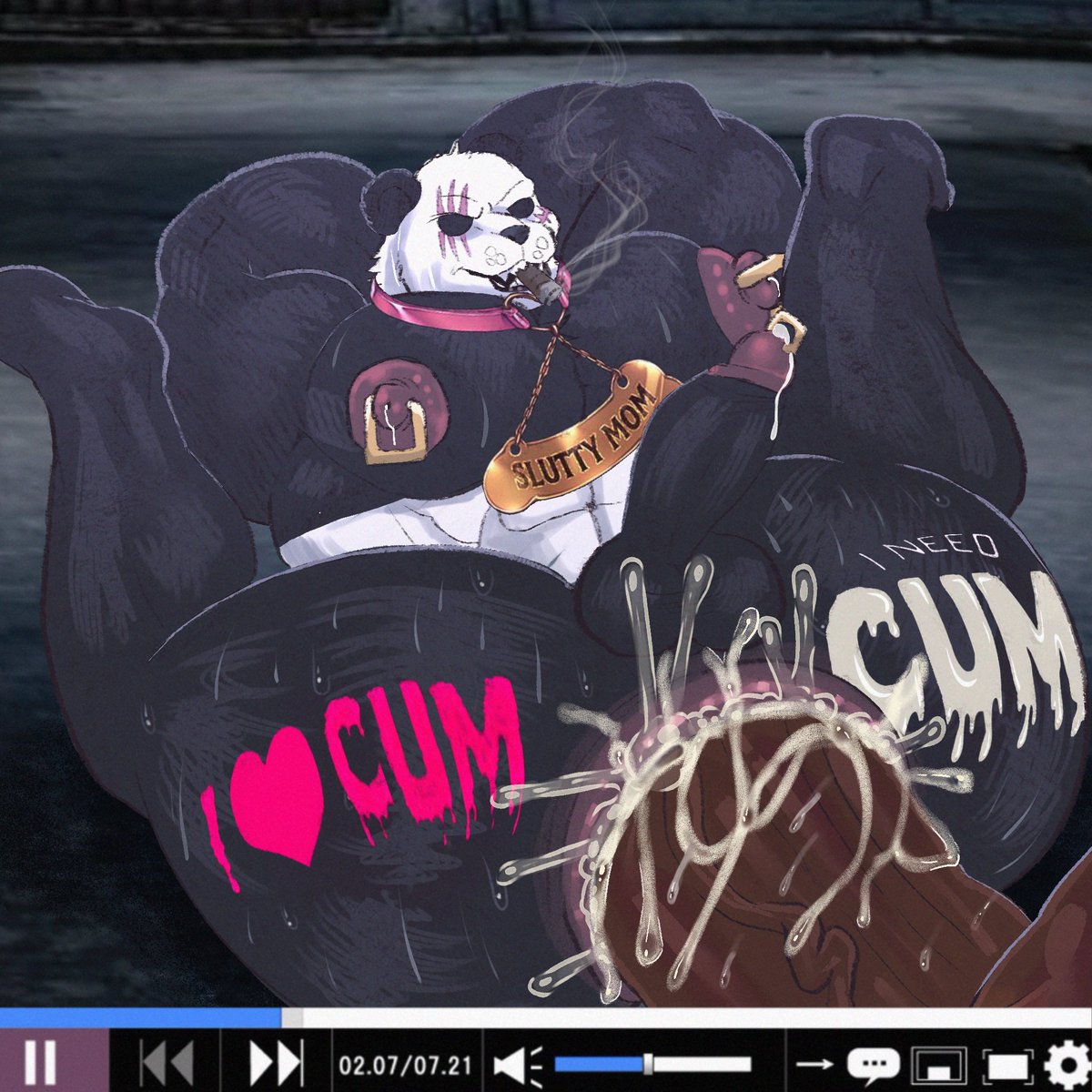 a recording of gouhin acting as he always did, like a whore 🐼🚬🖤🤍