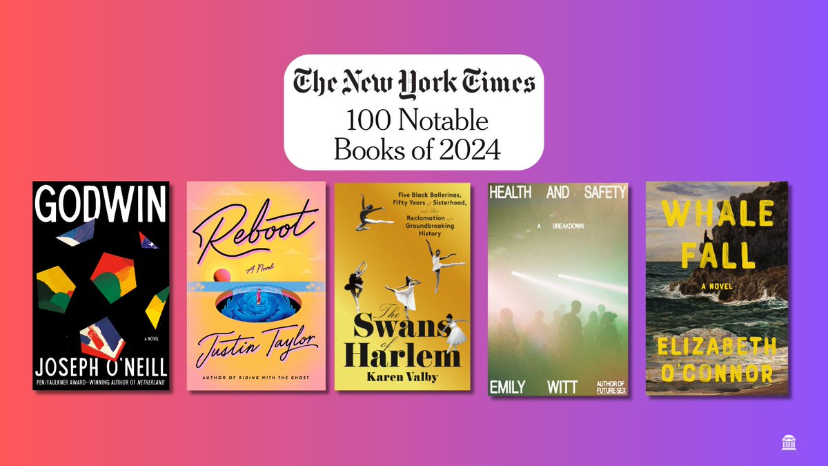 The New York Times released their top 100 Notable Books of 2024, including five of Pantheon titles! Take a look at the list! 

nytimes.com/interactive/20…