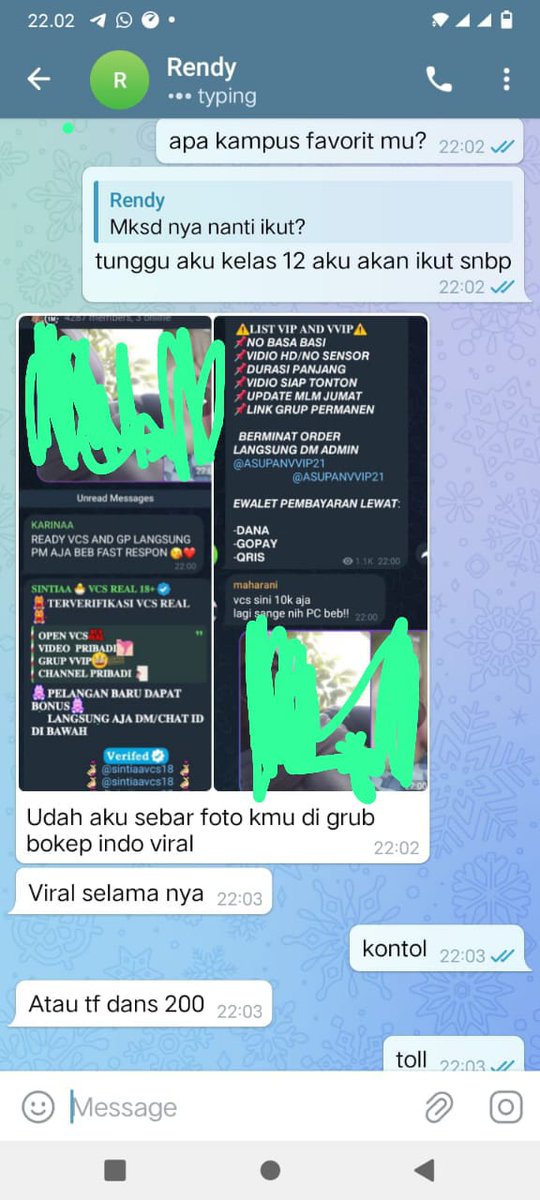amaterunes's tweet image. Ini yang kek gini tuh ngapain sih ajg, KALO MISKIN TUH GAWE BKN KERJAANNYA NGERUGIIN ORG LAIN KYK GINI.

Ini tuh awalnya temen gw main anonymous di t*l* gitu, terus dia kenalan sama orang, terus dia motif awalnya pas di personal chat tuh ngirim gambaran—