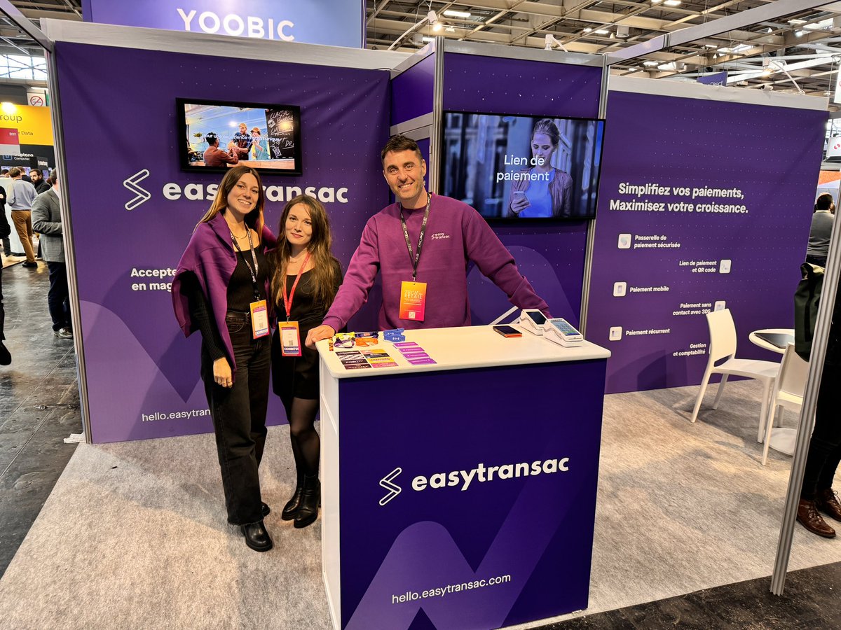 🚀 C’est parti pour la Tech for Retail ! 
Notre équipe est sur place et prête à vous accueillir. 

Retrouvez-nous au stand F32 pour transformer vos idées en réussites. 🤝