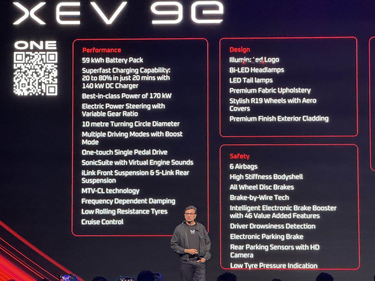 InsightHubIn's tweet photo. Mahindra XEV 9e Launched with starting Price of ₹21.90 lakh (Ex-showroom).
#UnlimitIndia
#Mahindra #XEV9e #BE6e #ElectricOrigin https://t.co/EdykoARmTN