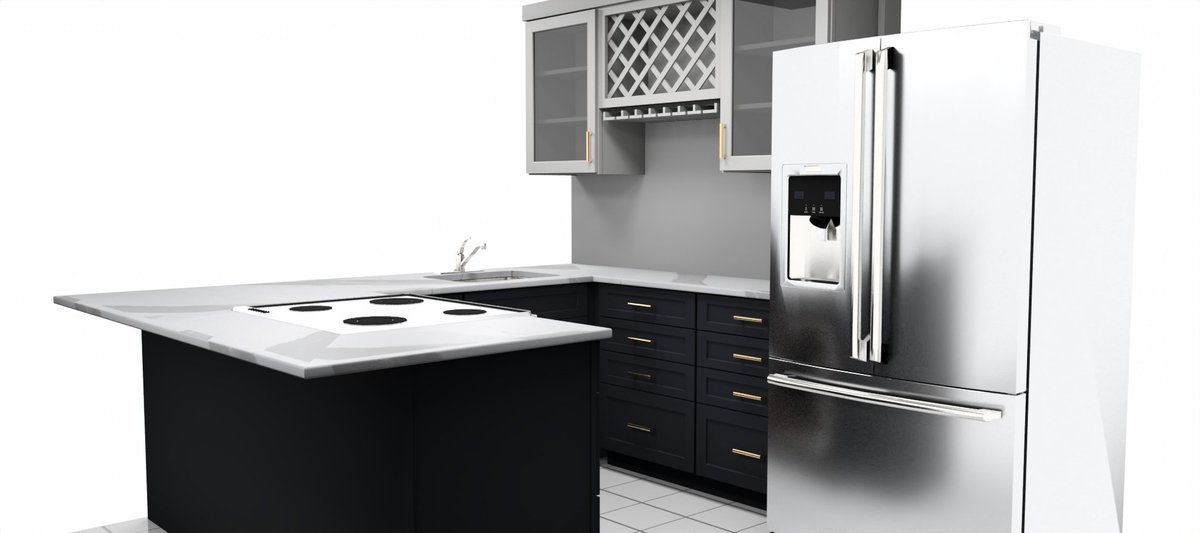 Kitchenette design that accommodates all the needs of our client #omaha #omaharemodel #magnoliaremodeling #remodel