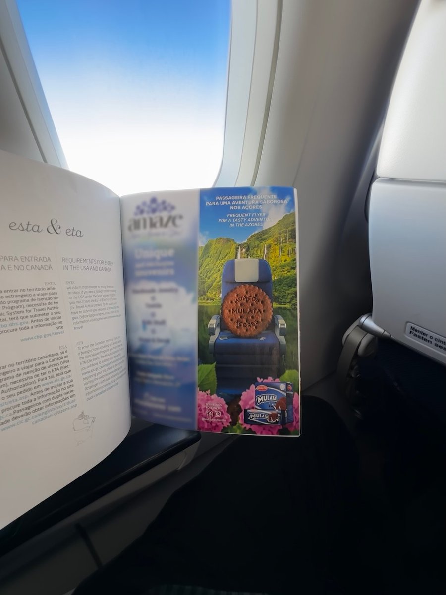 Com a Bolacha Mulata a uma altitude de cruzeiro acima dos 30.000 pés.