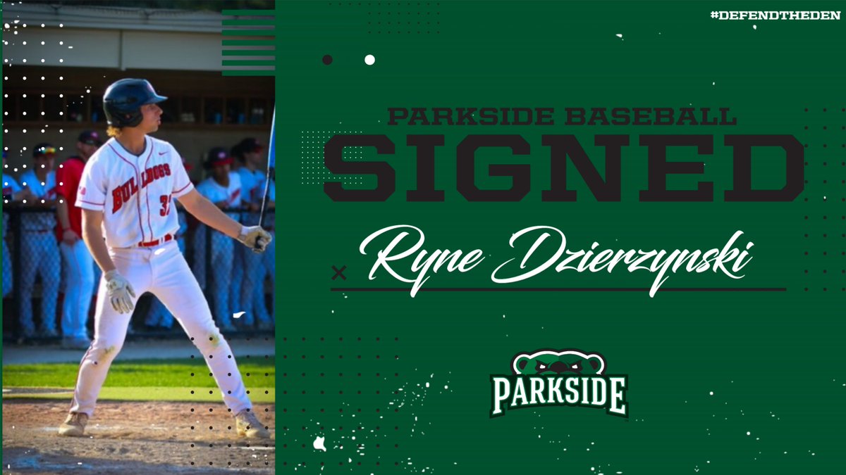 Welcome to the PARKSIDE!

Ryne Dzierzynski

Grant High School
Hitters

🧱🐻