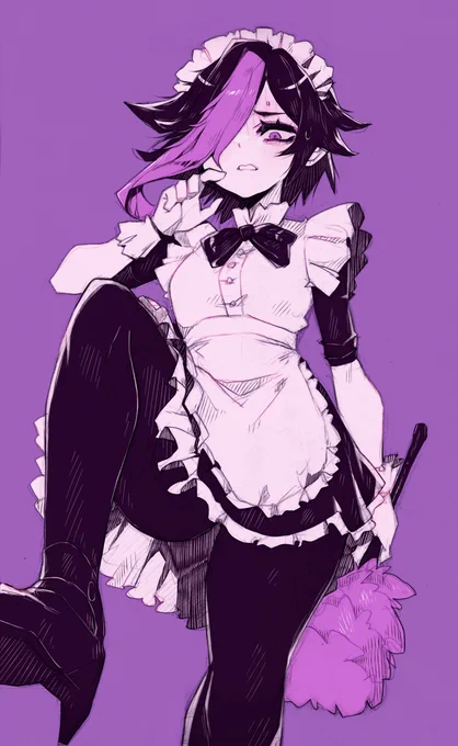 "you want her to what...? step... on you?"sketch from a while ago requested on patreon! 