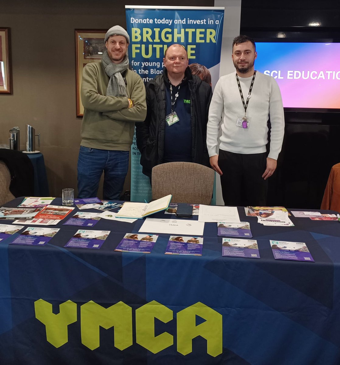 Our team have been at The Hawthorns today at the SEN Job Fair, promoting our employability project, Gateway To Achieve

Find out more at ymcabc.org.uk/services/train…