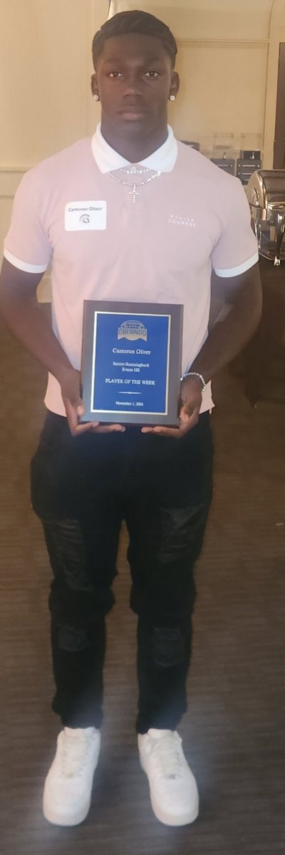 EHigh Trojans Football (@ehstrojanftbl) on Twitter photo Special shout out to <a href="/OrlandoTD_Club/">Orlando TD Club</a> for awarding <a href="/CameronOliver07/">Cameron Oliver</a> his award for his performance against Oakridge Wk 10
23 carries
216 yds
10.8 yds per carry
4 TDs Special shout out to <a href="/OrlandoTD_Club/">Orlando TD Club</a> for awarding <a href="/CameronOliver07/">Cameron Oliver</a> his award for his performance against Oakridge Wk 10
23 carries
216 yds
10.8 yds per carry
4 TDs