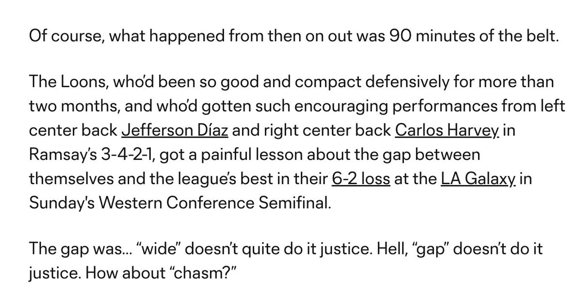 Armchair Analyst: Minnesota United gave their fans lots of reasons for optimism heading into next year.

But if you're thinking trophies... mind the gap.
mlssoccer.com/news/minnesota…