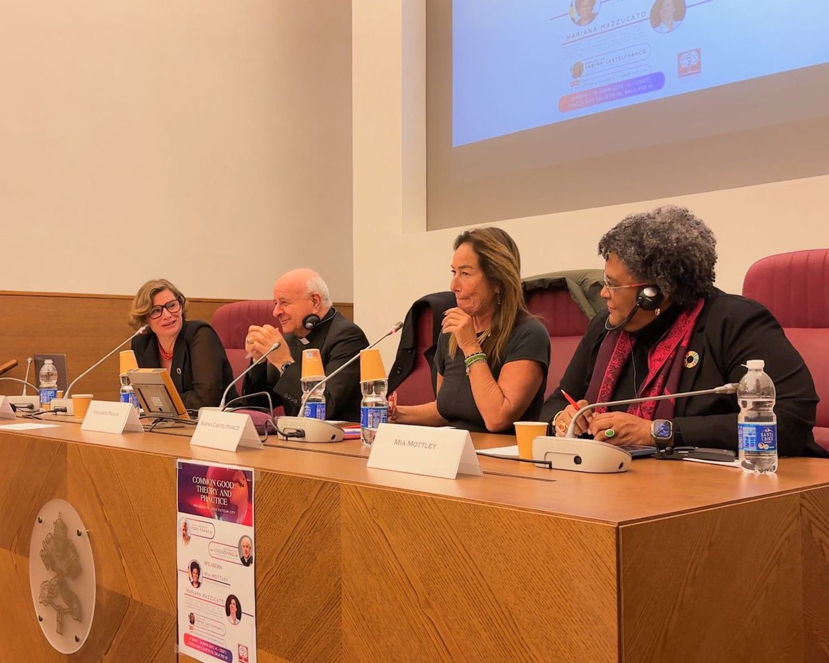 Mariana Mazzucato (@mazzucatom) on Twitter photo "We need solid economic theories that effectively guide political decisions for the common good" - wrote Pope Francis <a href="/Pontifex/">Pope Leo XIV</a> in his message for the Vatican dialogue I convened with Prime Minister of Barbados <a href="/miaamormottley/">Mia Amor Mottley</a> to explore how new economic thinking can tackle "We need solid economic theories that effectively guide political decisions for the common good" - wrote Pope Francis <a href="/Pontifex/">Pope Leo XIV</a> in his message for the Vatican dialogue I convened with Prime Minister of Barbados <a href="/miaamormottley/">Mia Amor Mottley</a> to explore how new economic thinking can tackle