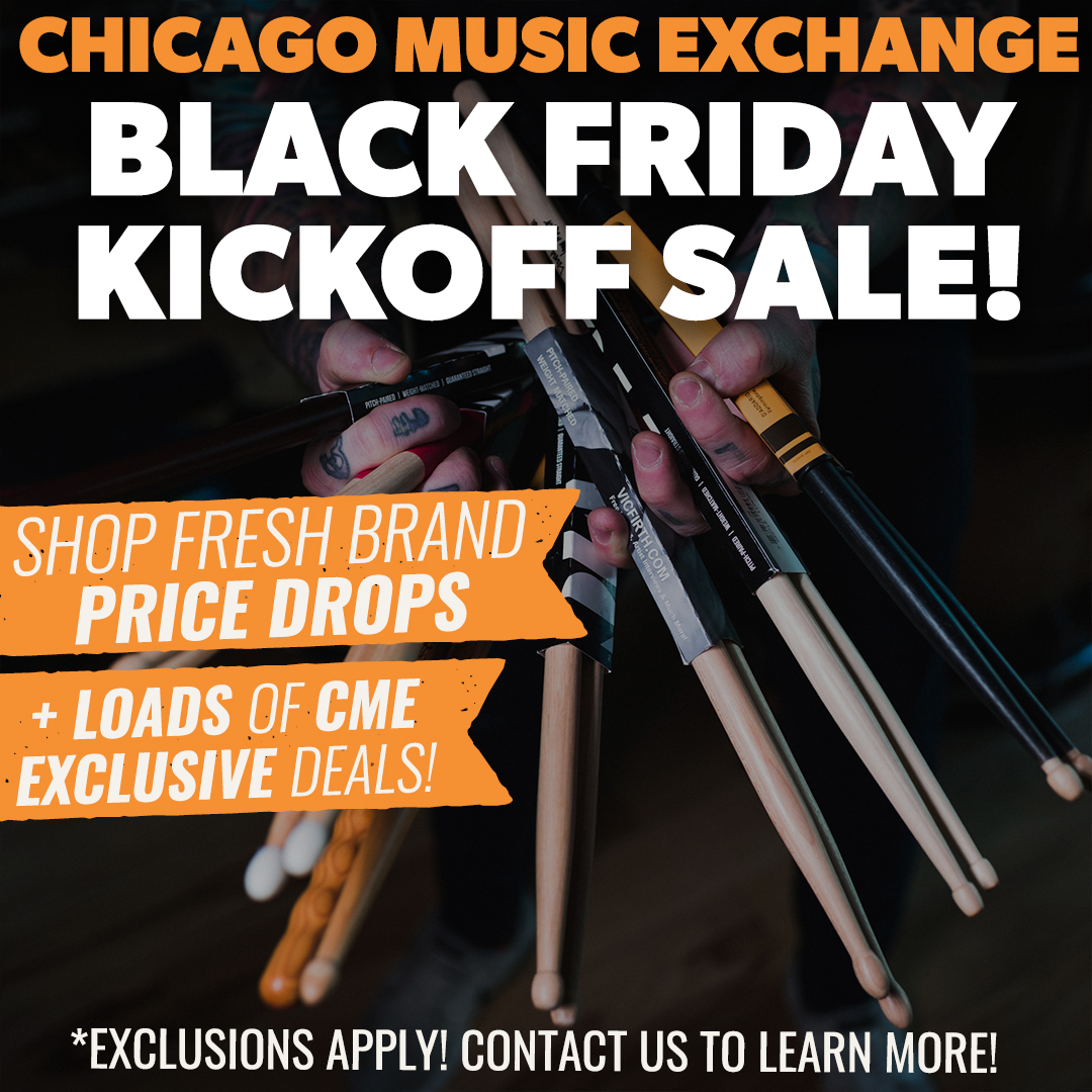 chicago_drum's tweet image. 🎉 Get a head start on holiday shopping! CME’s Black Friday Kickoff Sale is live with savings on select drumsticks, drumheads, snare drums, and more! Score CME Exclusive deals and bring home dream gear early! bit.ly/3UtbCgX #CME #BlackFridaySale #EarlyBlackFriday