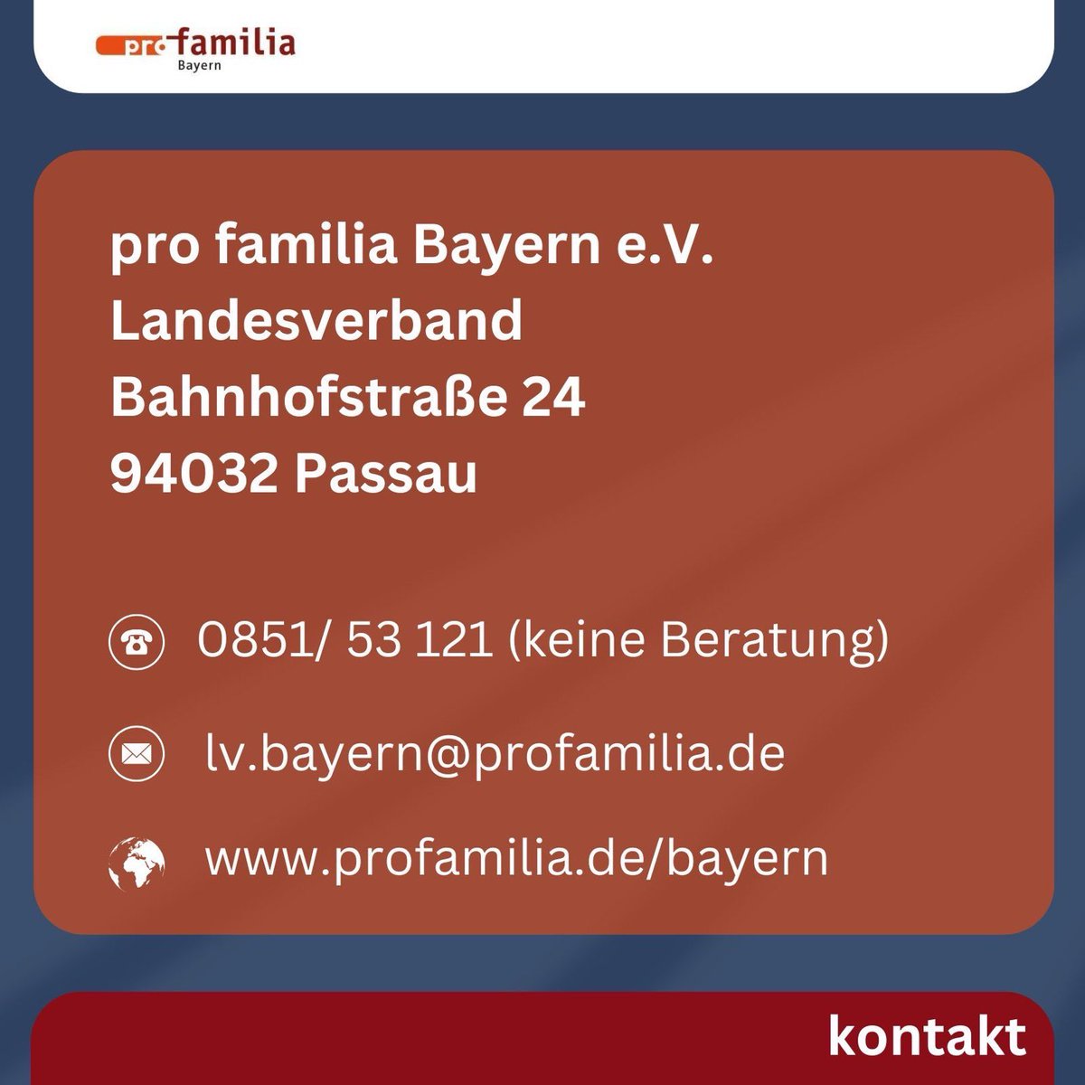 profa_bayern's tweet photo. 📢 Mitteilung und Beschluss des ehrenamtlichen Landesvorstand pro familia Bayern

Liebe Community, wir haben uns entschieden, unsere Aktivitäten auf der Social Media Plattform X einzustellen. (1)
@profamilia_bv https://t.co/bkVBtBIptR