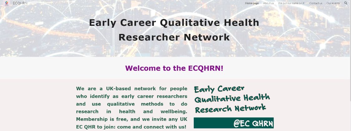 📣 We're beyond excited to share that we finally have a website:
 
sites.google.com/view/ecqhrn

Come engage with us, find out who we are, contact us with your ideas &amp; suggestions for events or to be part of the network, simply scroll through our past and future events and share us!