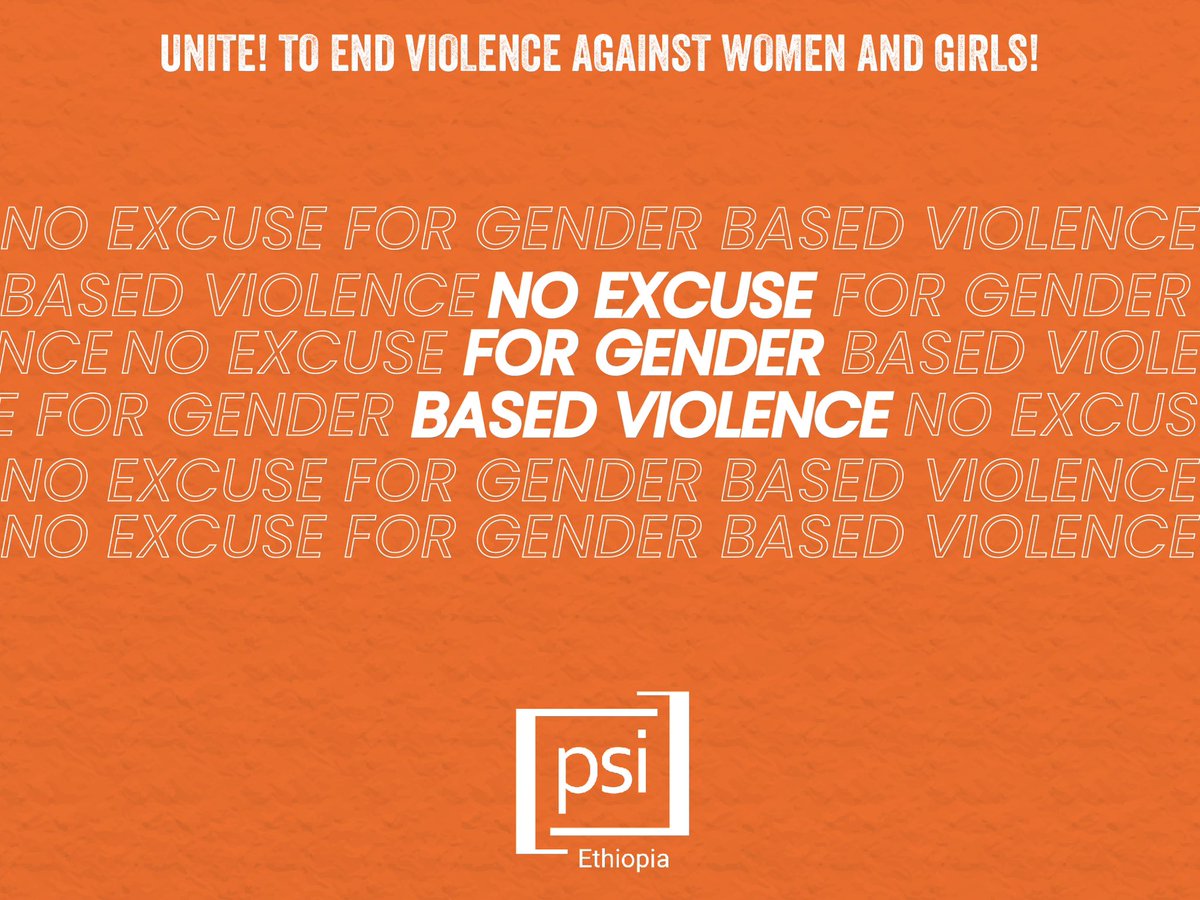 Is GBV ever justifiable? 
The answer is a resounding NO!

Violence is never an acceptable response, regardless of the circumstances. Let’s condemn all forms of GBV, unconditionally.

#NoExcuse #EndGBV #16Days #16DaysOfActivism #PSIEthiopia