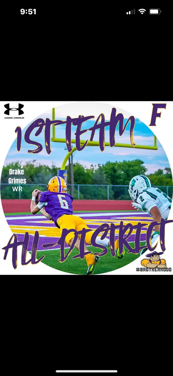 1st Team WR!! What a year. Over 1200 yards and 16 TD’s <a href="/GrimesDrake6/">Drake Grimes (🌟🌟🌟)</a> <a href="/CoachZacQuinlan/">Zac Quinlan</a>