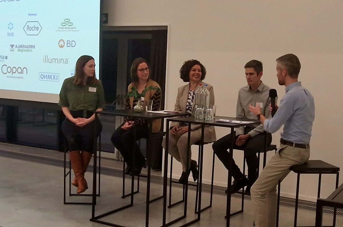 Our last discussion panel with Prof. Dr. Thomas Demuyser <a href="/TDemuyser/">Thomas Demuyser</a> and the 'Microbiome applications and regulations' speakers #SoHOregulation #probiotics