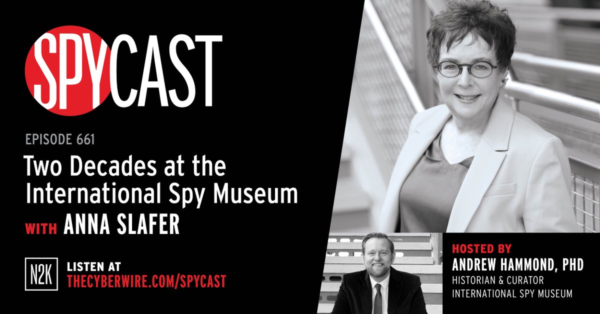 SpyCast Podcast (@intlspycast) on Twitter photo From spy gadgets to secret histories - join us as Anna Slafer shares 20+ years of stories from building the <a href="/IntlSpyMuseum/">The International Spy Museum</a>.
Learn how we bring the hidden world of espionage to life in our latest #SpyCast episode! 🎙️🕵️♀️
bit.ly/495Cbio From spy gadgets to secret histories - join us as Anna Slafer shares 20+ years of stories from building the <a href="/IntlSpyMuseum/">The International Spy Museum</a>.
Learn how we bring the hidden world of espionage to life in our latest #SpyCast episode! 🎙️🕵️♀️
bit.ly/495Cbio