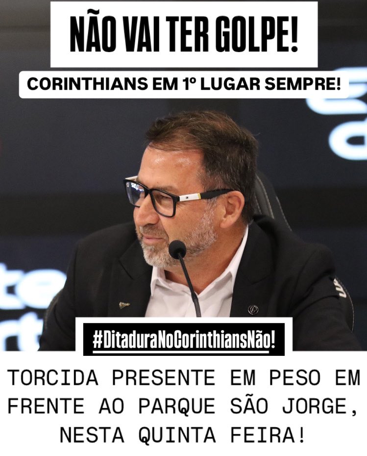 CorinthianoNoti's tweet photo. 🚨🚨🚨🚨🚨🚨🚨🚨🚨🚨🚨🚨🚨🚨🚨

VAMOS COMPARTILHAR 

VAMOS DEFENDER O NOSSO CORINTHIANS! https://t.co/u4Tyl4puGQ
