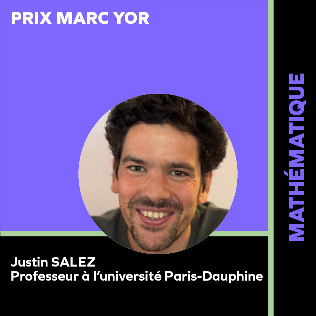 AcadSciences's tweet photo. EN DIRECT : REMISE DES PRIX
🎉Félicitations à Justin Salez, lauréat du Prix Marc Yor !
Nous sommes ravis de célébrer l’excellence de Justin Salez, professeur à l’Université Paris-Dauphine PSL et membre junior de l’Institut Universitaire de France. https://t.co/op5S1HsRq3