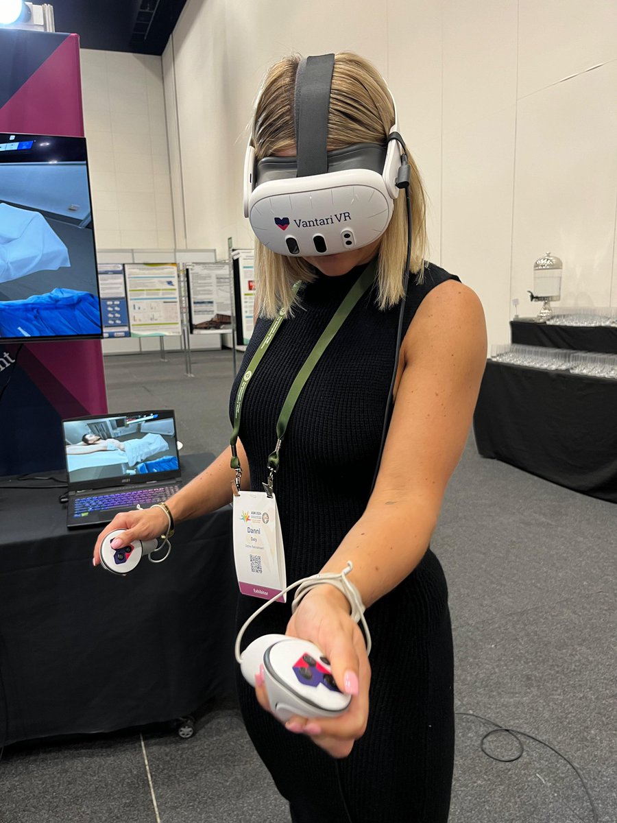 VantariVr's tweet photo. Day 2 at Booth 45 🔥 @acemonline 

@TWeelderen @ChiranMD @MetaQuestVR 

#emergencymedicine #em #conference #virtualreality #vr #healthcare #simulaton #digitalhealth #innovation #training #education #acem24 https://t.co/8w3nxAfXBq