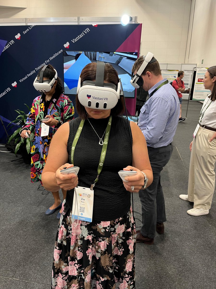 VantariVr's tweet photo. Day 2 at Booth 45 🔥 @acemonline 

@TWeelderen @ChiranMD @MetaQuestVR 

#emergencymedicine #em #conference #virtualreality #vr #healthcare #simulaton #digitalhealth #innovation #training #education #acem24 https://t.co/8w3nxAfXBq