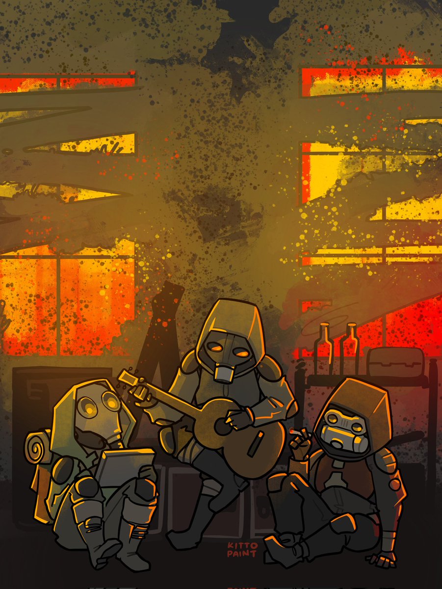 Stalkers waiting out emission
#STALKER2