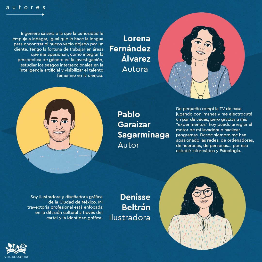 A Fin de Cuentos editorial (@afindecuentosed) on Twitter photo ¡Con ustedes los autores de "La inteligencia artificial explicada a todos los públicos", <a href="/loretahur/">Lorena Fernández Álvarez</a>, <a href="/PGaraizar/">Pablo Garaizar - @pgaraizar.bsky.social</a> y Denisse Beltrán! ¡Con ustedes los autores de "La inteligencia artificial explicada a todos los públicos", <a href="/loretahur/">Lorena Fernández Álvarez</a>, <a href="/PGaraizar/">Pablo Garaizar - @pgaraizar.bsky.social</a> y Denisse Beltrán!
