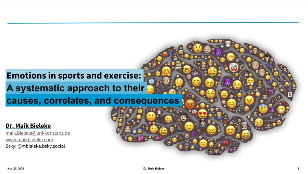 Dynamics of Human Performance Regulation Lab (@dhprlab) on Twitter photo It was a pleasure hosting Dr. Maik Bieleke in our #DHPRLab meeting!
Dr. <a href="/MBieleke/">Maik Bieleke</a> shared valuable insights on Emotions in Sport & Exercise, including fascinating statistical approaches to understand emotional dynamics.
Thank you for an inspiring and thought-provoking session! It was a pleasure hosting Dr. Maik Bieleke in our #DHPRLab meeting!
Dr. <a href="/MBieleke/">Maik Bieleke</a> shared valuable insights on Emotions in Sport & Exercise, including fascinating statistical approaches to understand emotional dynamics.
Thank you for an inspiring and thought-provoking session!