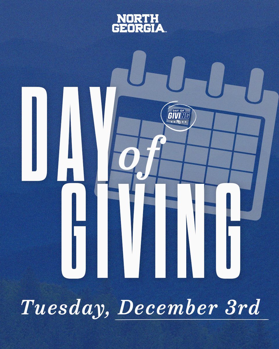 𝗢𝗡𝗘 𝗪𝗘𝗘𝗞 𝗔𝗪𝗔𝗬!

We are one week away from our 3rd annual UNG Athletics Day of Giving!! #UNGDayOfGiving